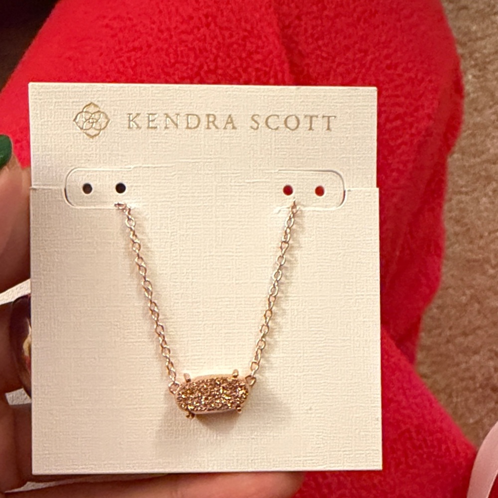 Kendra Scott Rose Gold Pendant Necklace